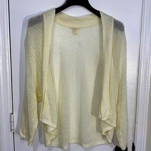 Eileen Fisher Netted Shrug - L